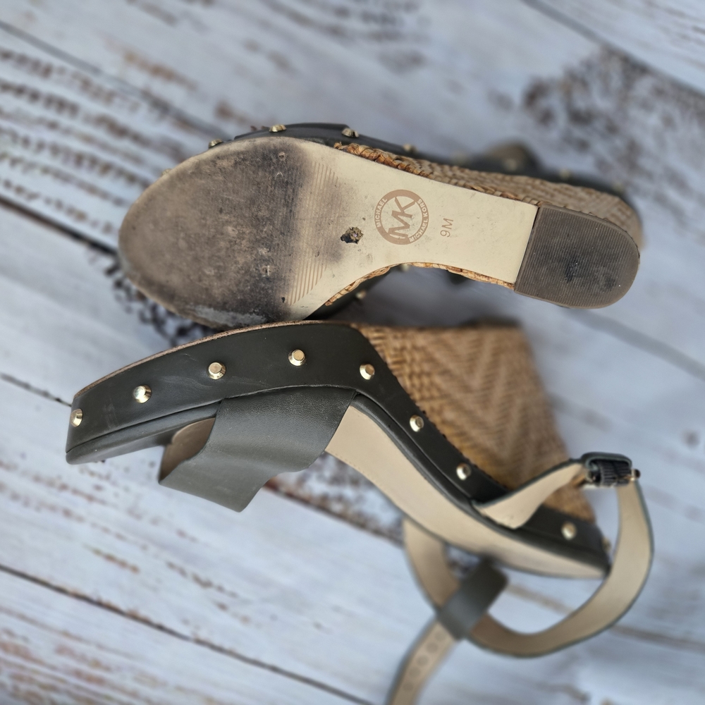 Michael Kors Women's Olive Green Sandals - Picture 5 of 5